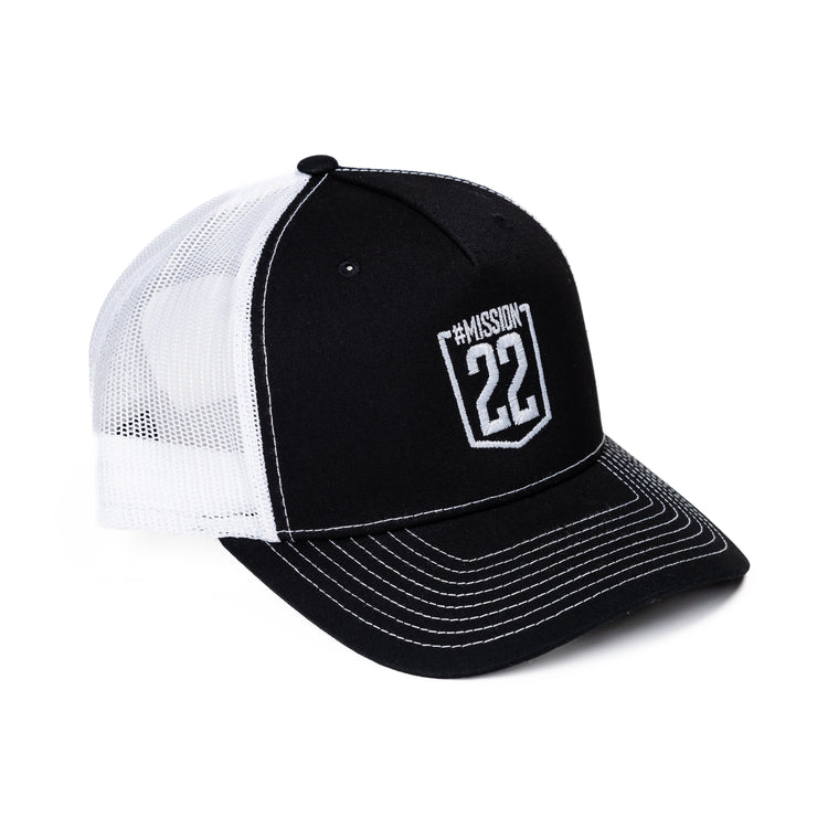 Black & White Trucker Hat