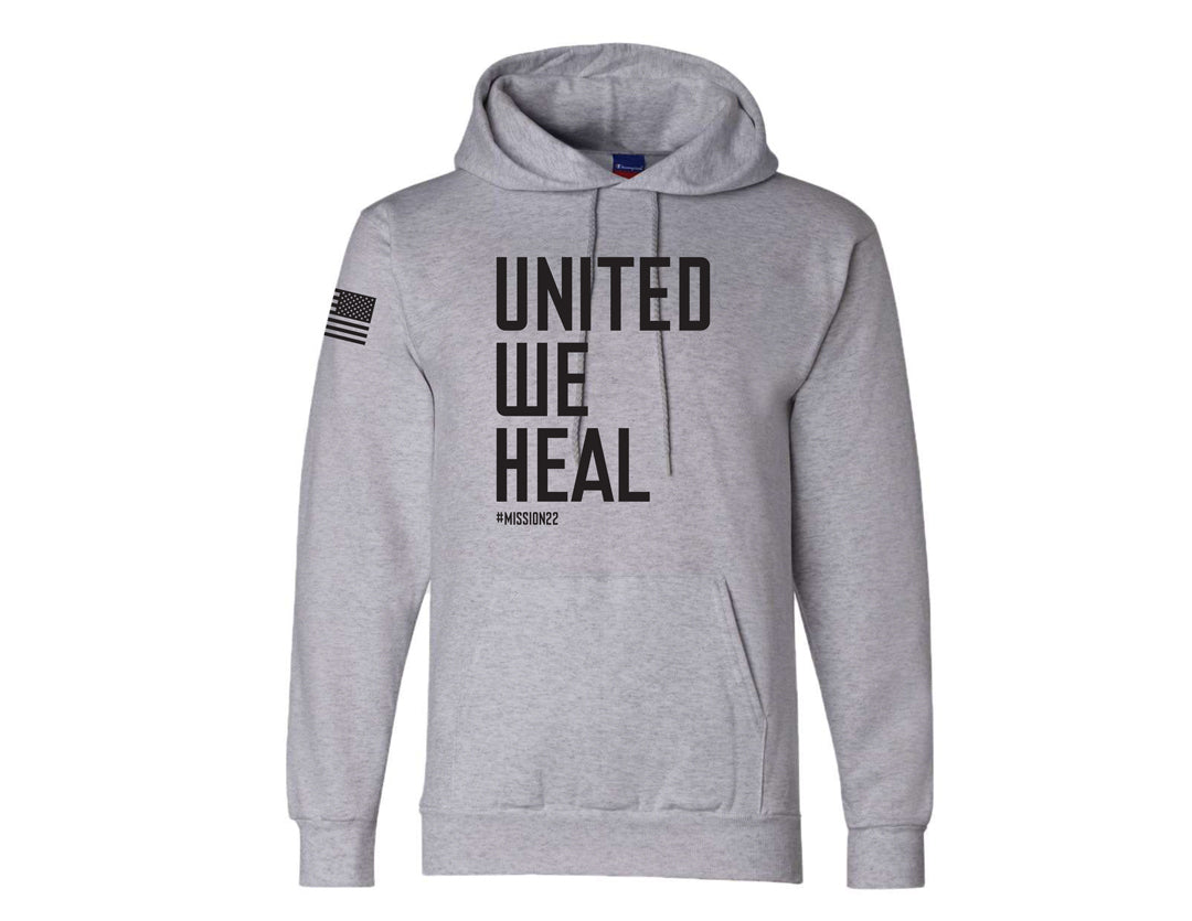 Product Image of United We Heal Hoodie - Light Steel #1