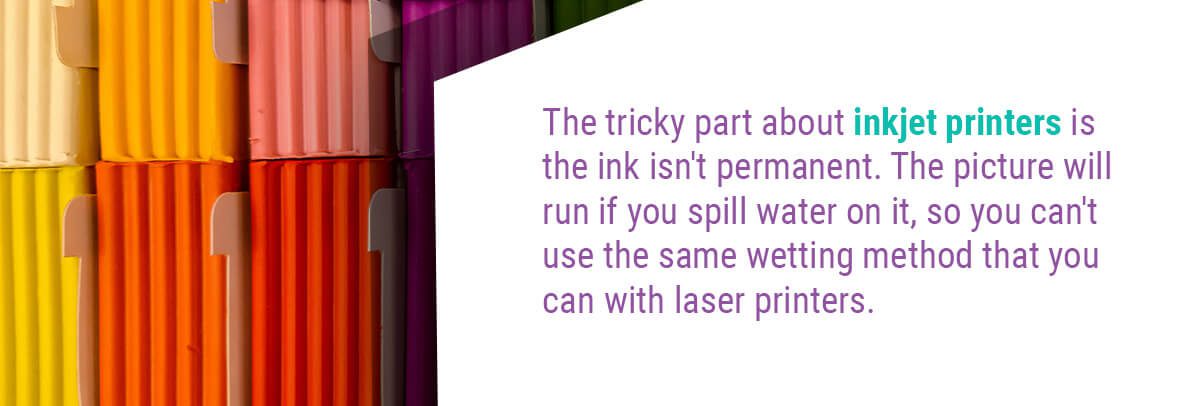 Inkjet vs Laser Image Transfers for Polymer Clay - The Blue Bottle