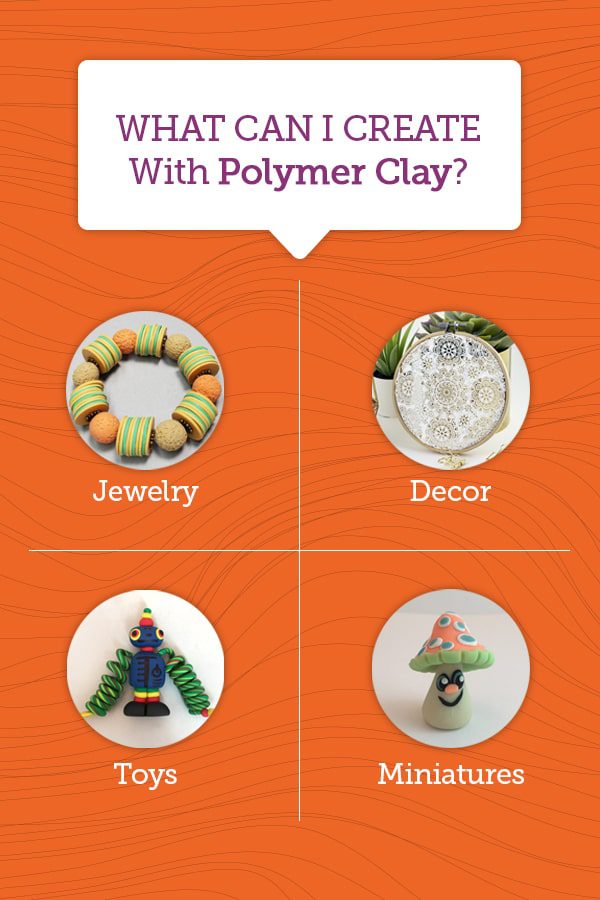 what to create with polymer clay