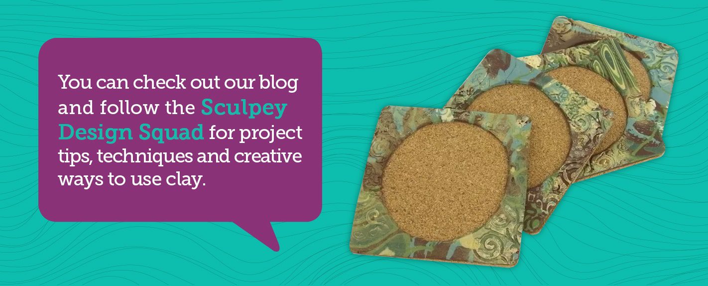 follow the sculpey design squad for clay inspiration