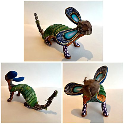 armadillo armature made with polymer clay