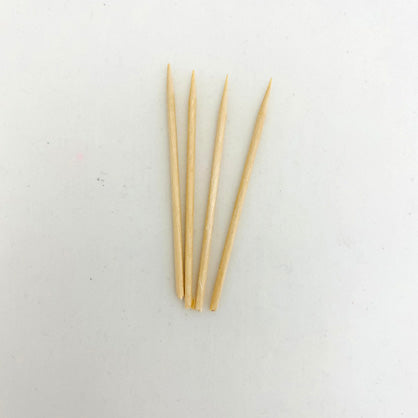 photo shows toothpicks