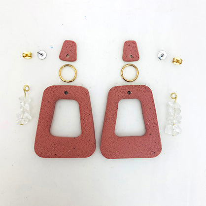 photo shows earring layout