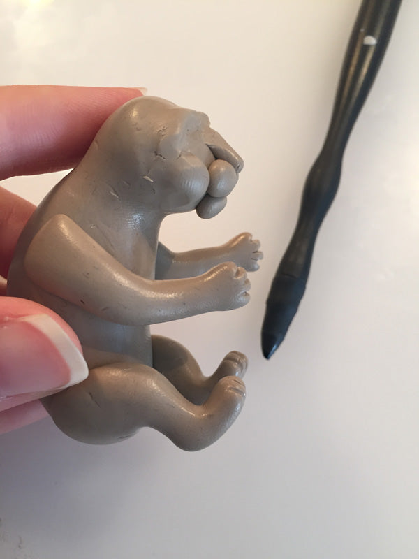 How to easily smooth Polymer-Clay sculpts 