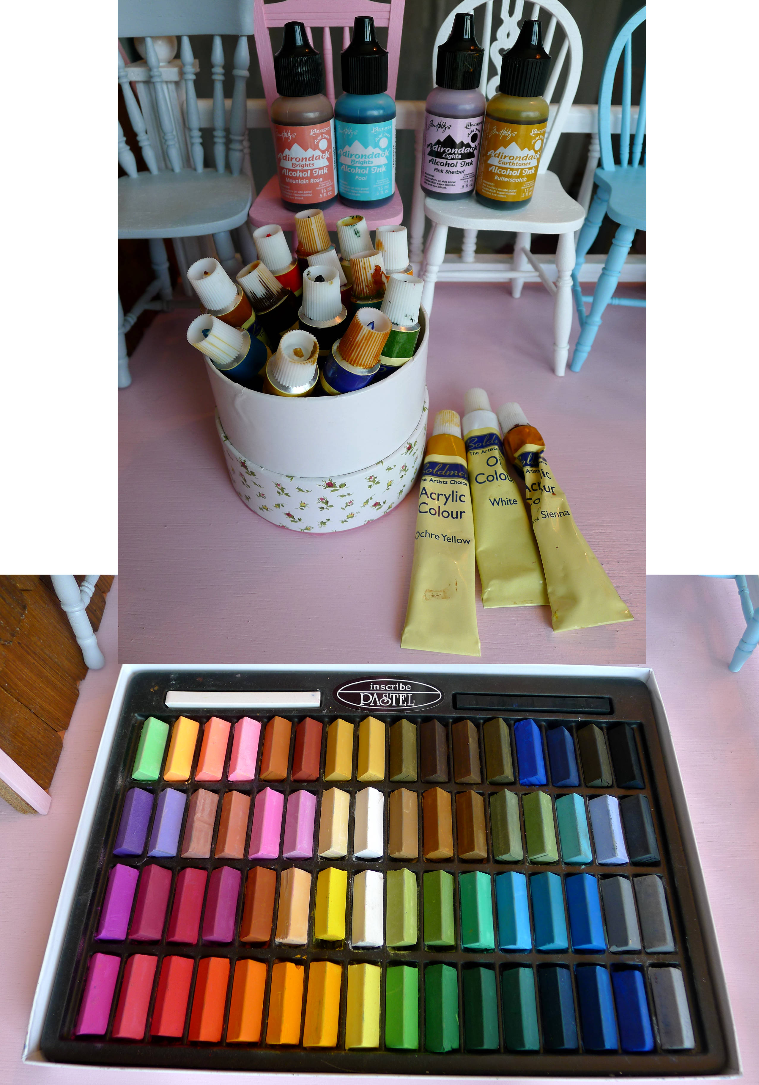 Paints and colours