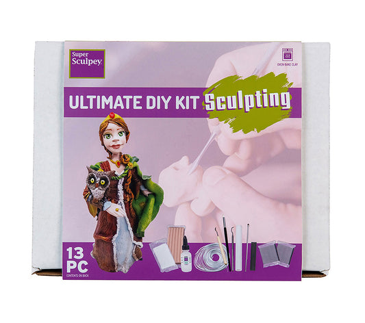  Sculpey Premo™/Soufflé Ultimate DIY Polymer Oven-Bake Clay 65  piece jewelry kit, for adults and teens, Non Toxic, 18 colors of DIY  modeling clay, sculpting tools and accessories, great for beginners.