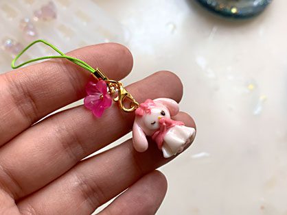 How I Glaze My Polymer Clay Charms (with UV Resin)