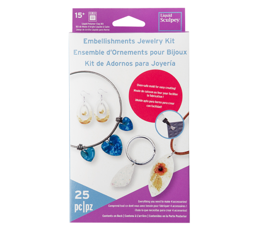 DIY Polymer Clay Earring Kit - TROPICAL EARRING KIT - Makes 6 sets