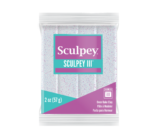 Sculpey III - Oven Bake Polymer Clay - 30 Colour Sampler Pack - 30 x 1oz  Blocks
