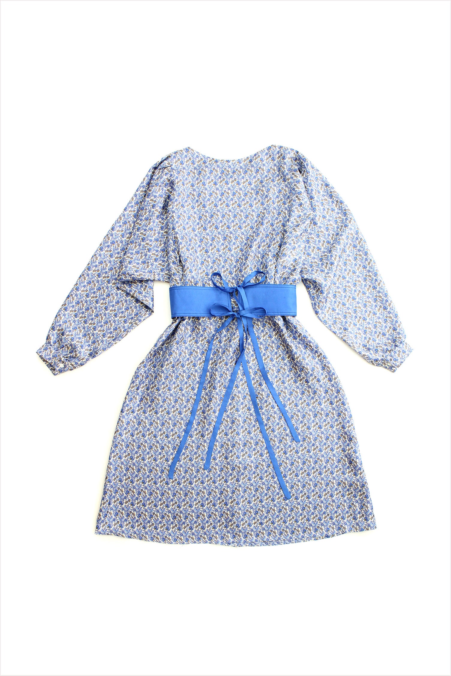 Women's Angel Dress Long Sleeve Bluebird Silk – flora and henri
