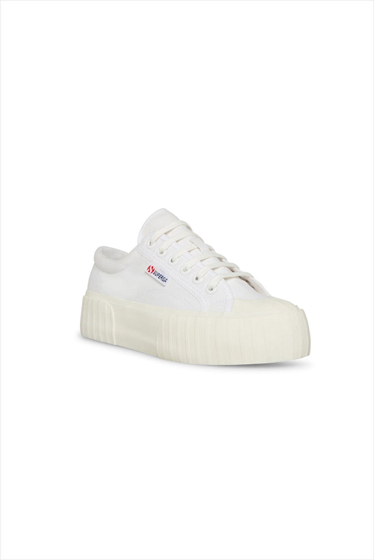 Image of 2631 Stripe Platform Sneaker White