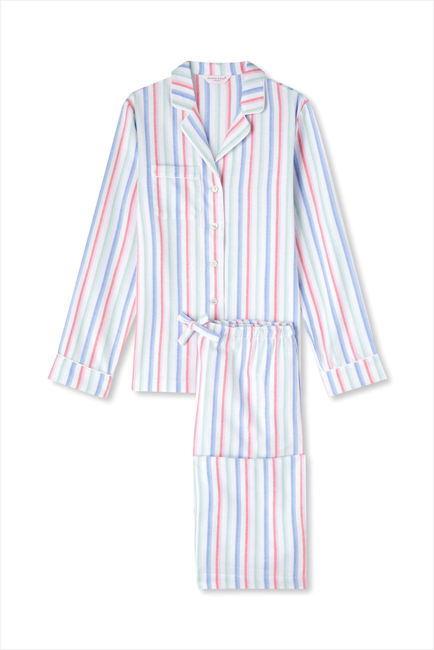 Derek Rose Women's Pajamas Ledbury 62 White - flora and henri