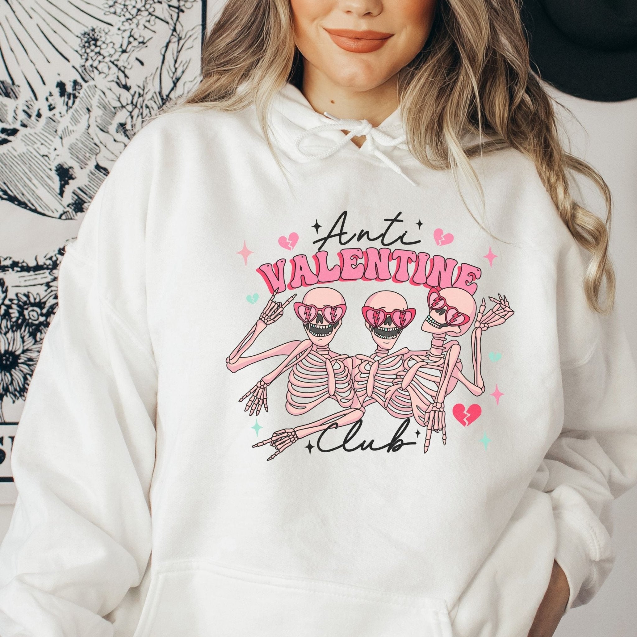 Anti Valentines Club Sublimation Transfer T348