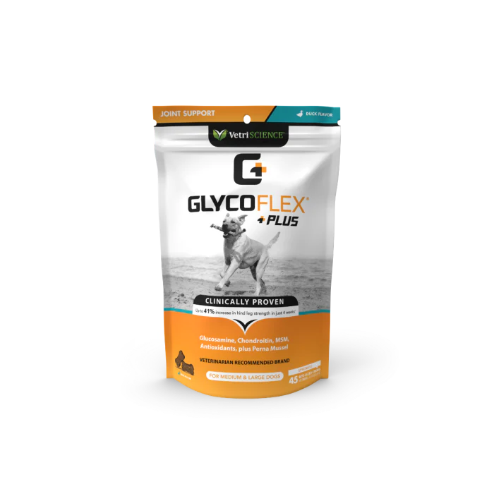 VetriScience GlycoFlex® Plus Hip & Joint Supplement for Dogs Chew Duck Flavor