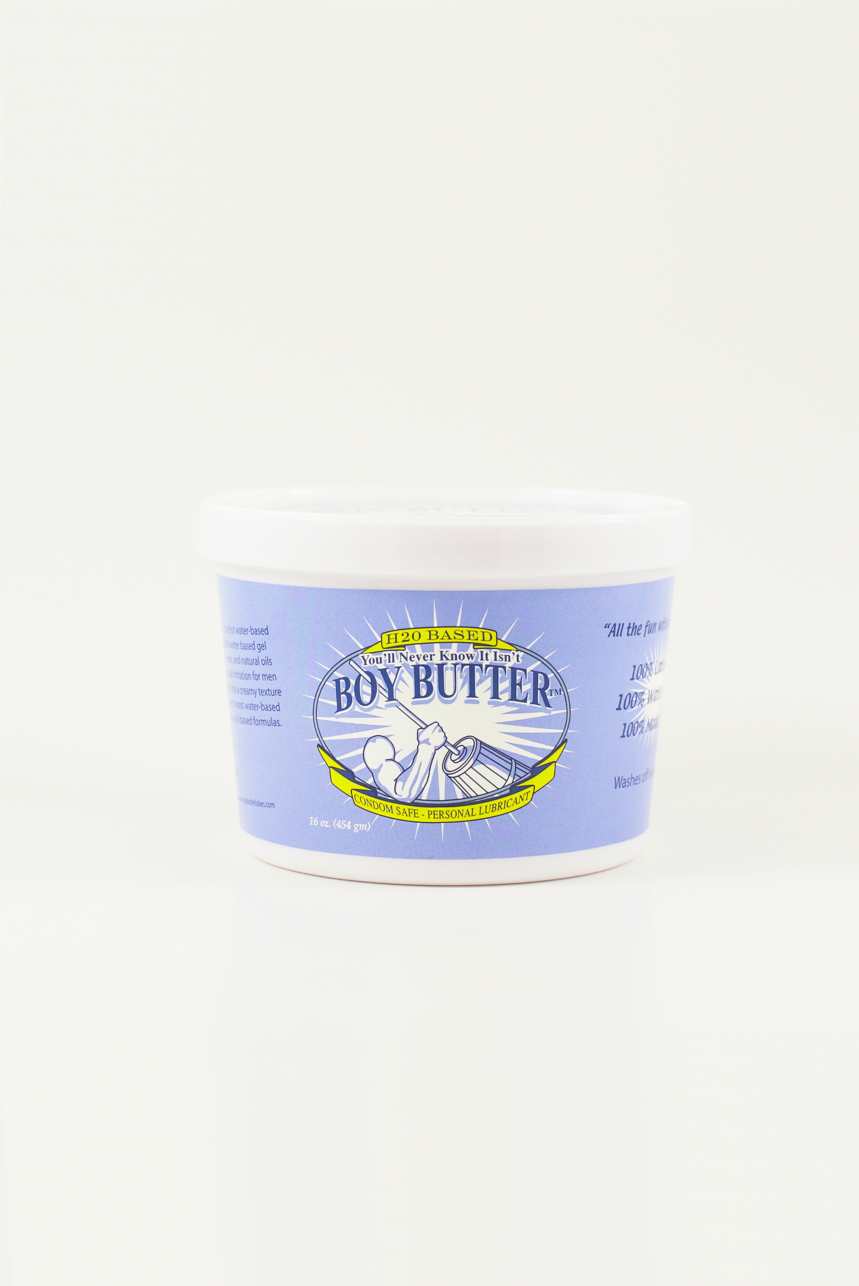 Buy the Boy Butter H20 Water-Based Cream Lubricant 8 oz Tub