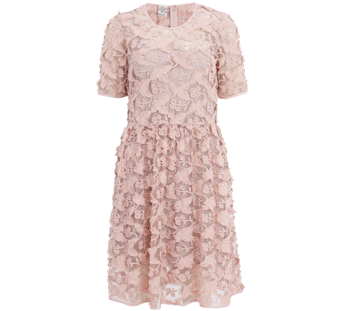 A beautiful 3-D lace effect top, the Adina dress is available in a rose ...