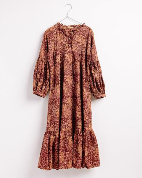 Razia Kalamkari Dress, Geranium, Size S