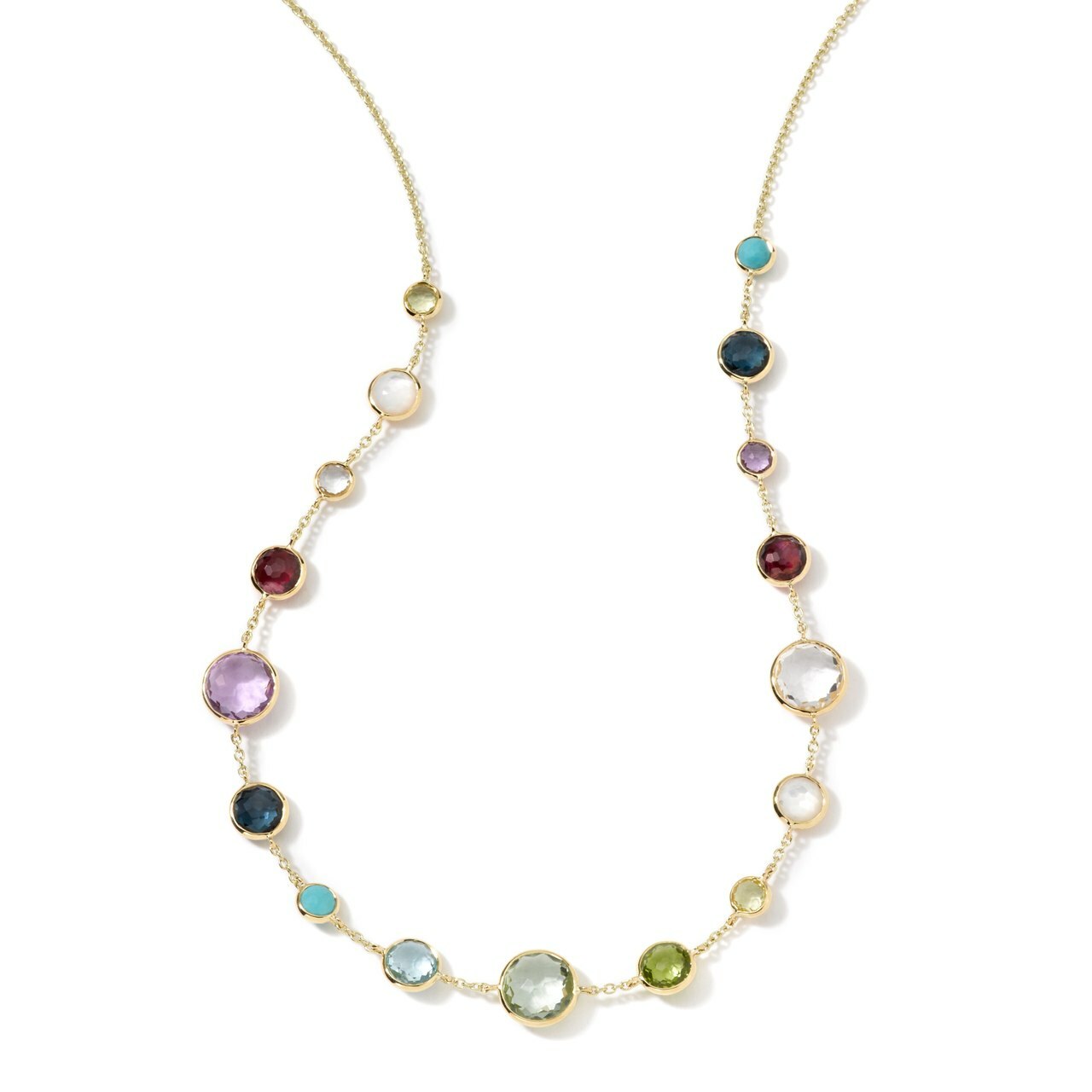 Lollitini Short Necklace in 18K Gold