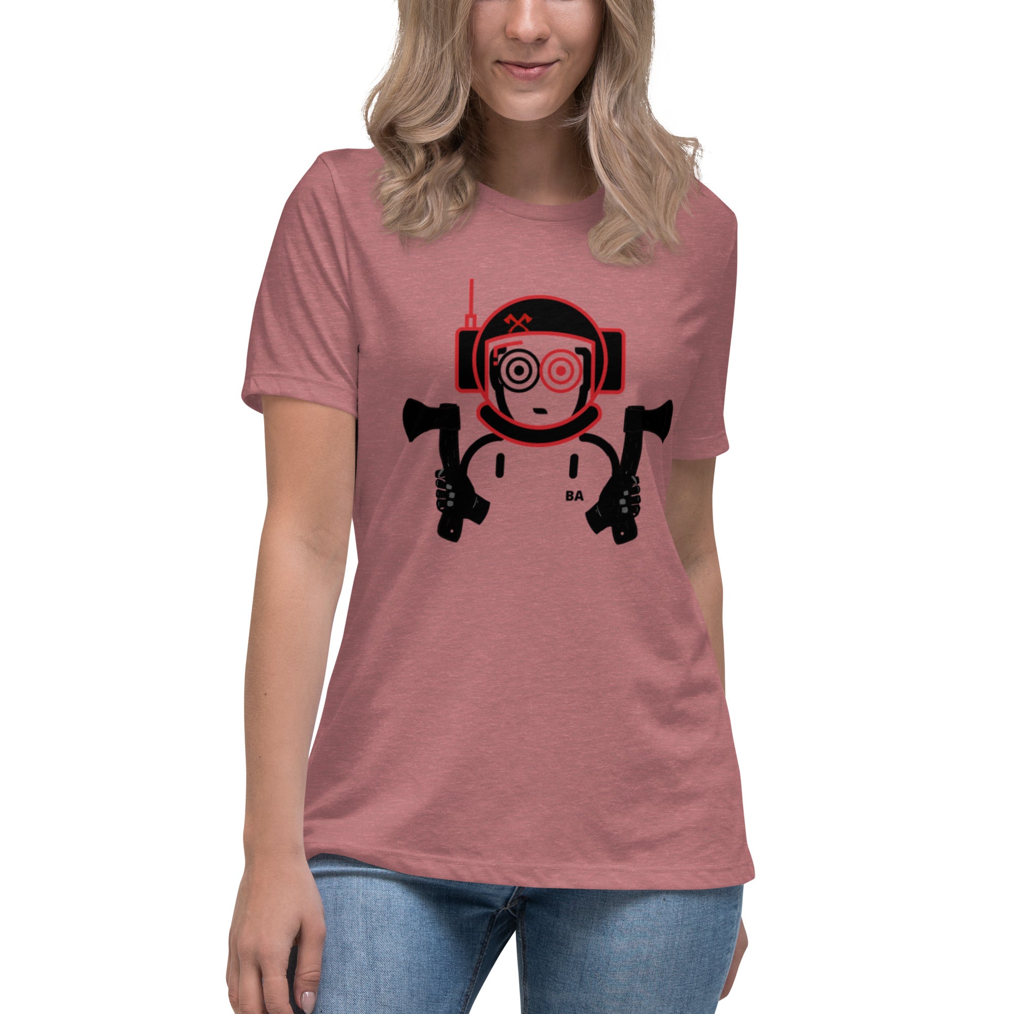 Bullseye Astronaut Women's Relaxed T-Shirt