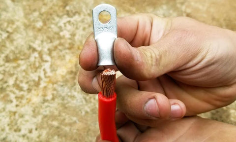 solder cable with lugs