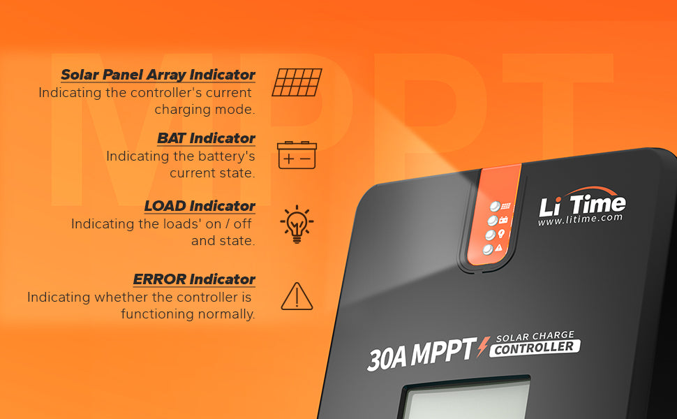 LiTime solar mppt charge controller