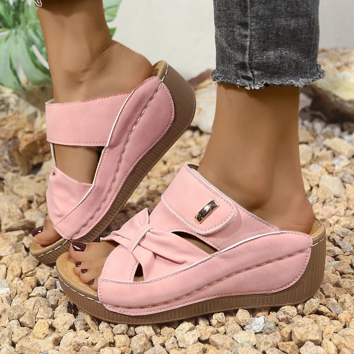 Open Toe Wedge Sandals