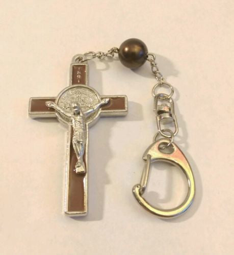 St. Saint Benedict Medal Crucifix Key Chain -c334d96cf1 | Spiritus Dei ...