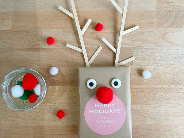 DIY Easy Rudolph the Red Nose Reindeer Gift Box