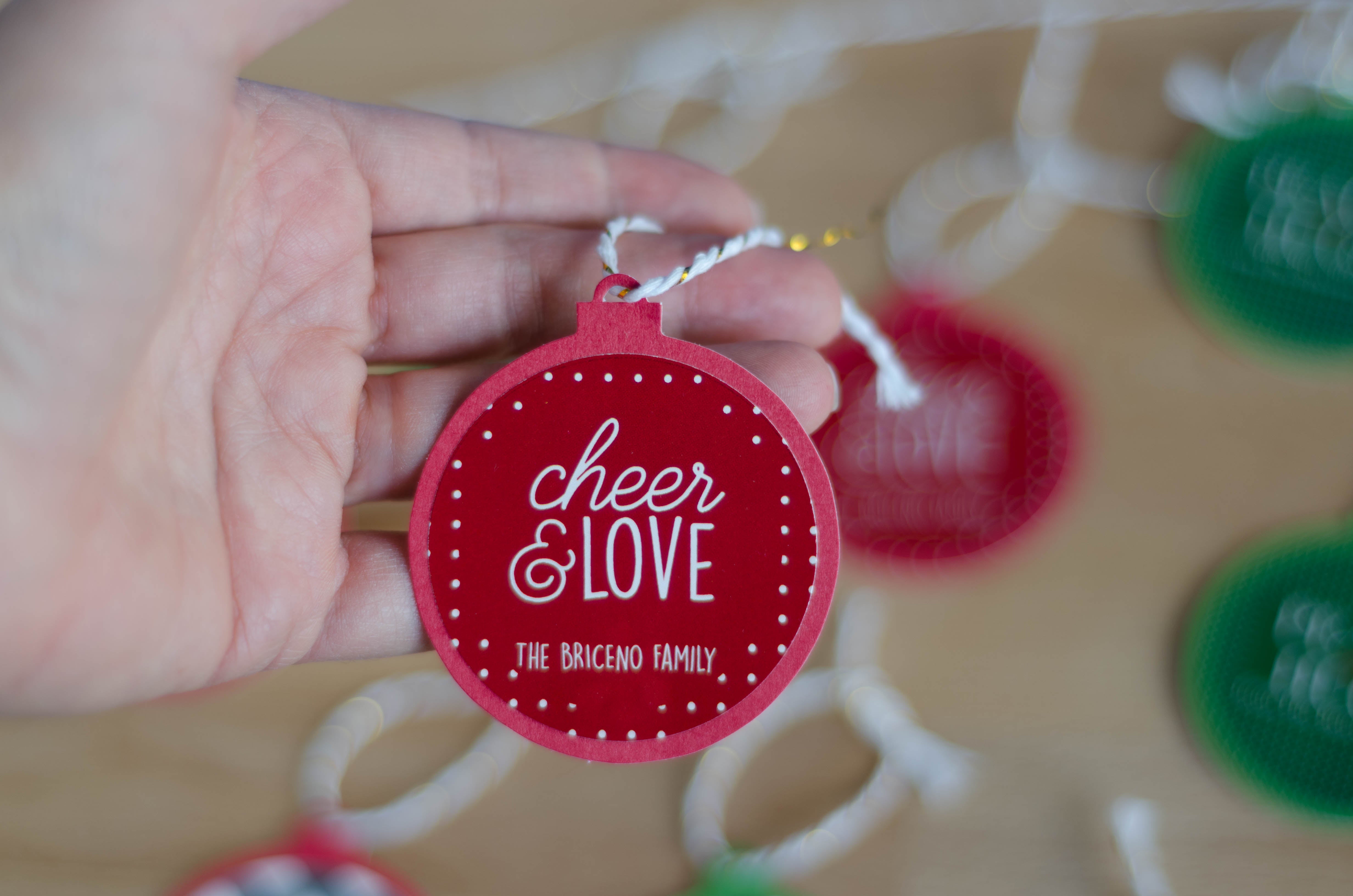 DIY HOLIDAY HANGING GIFT TAGS