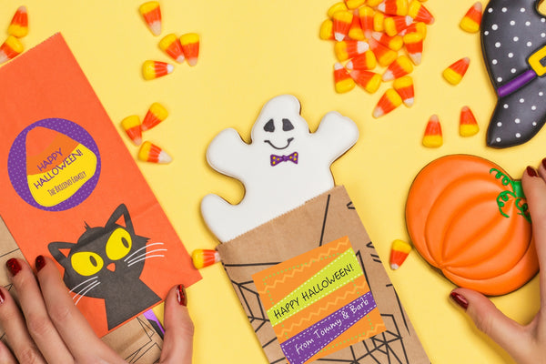 Personalized halloween stickers