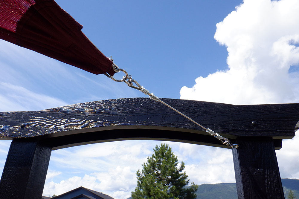 Cabling for Shade Sails