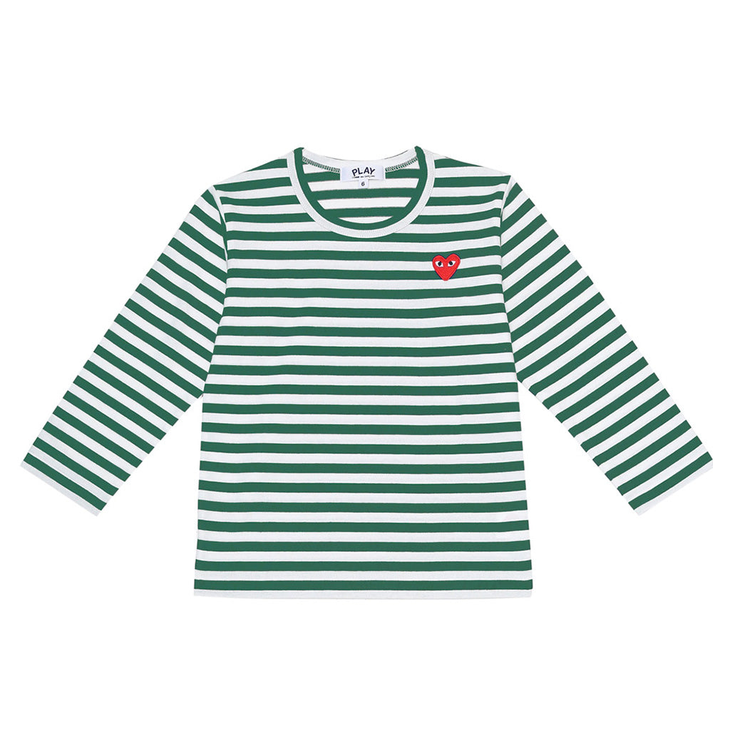 Striped Heart Logo T-Shirt – Kids21