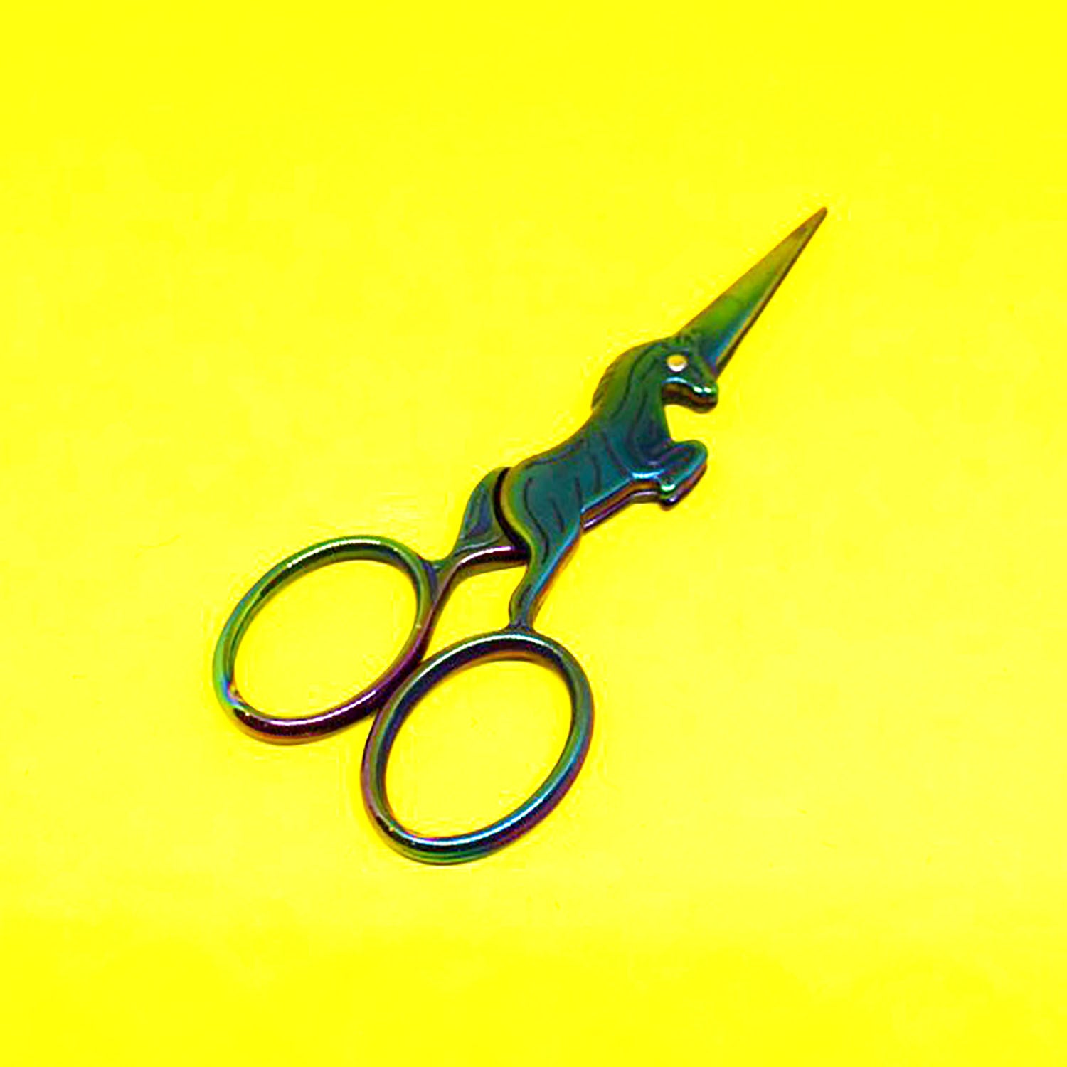 Kaleidoscope Unicorn Embroidery Scissors The Make Arcade