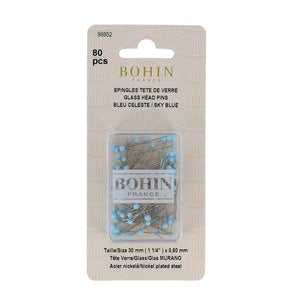 Bohin Glass Head Pins - Harmony - Glass Head Pins For Sewing