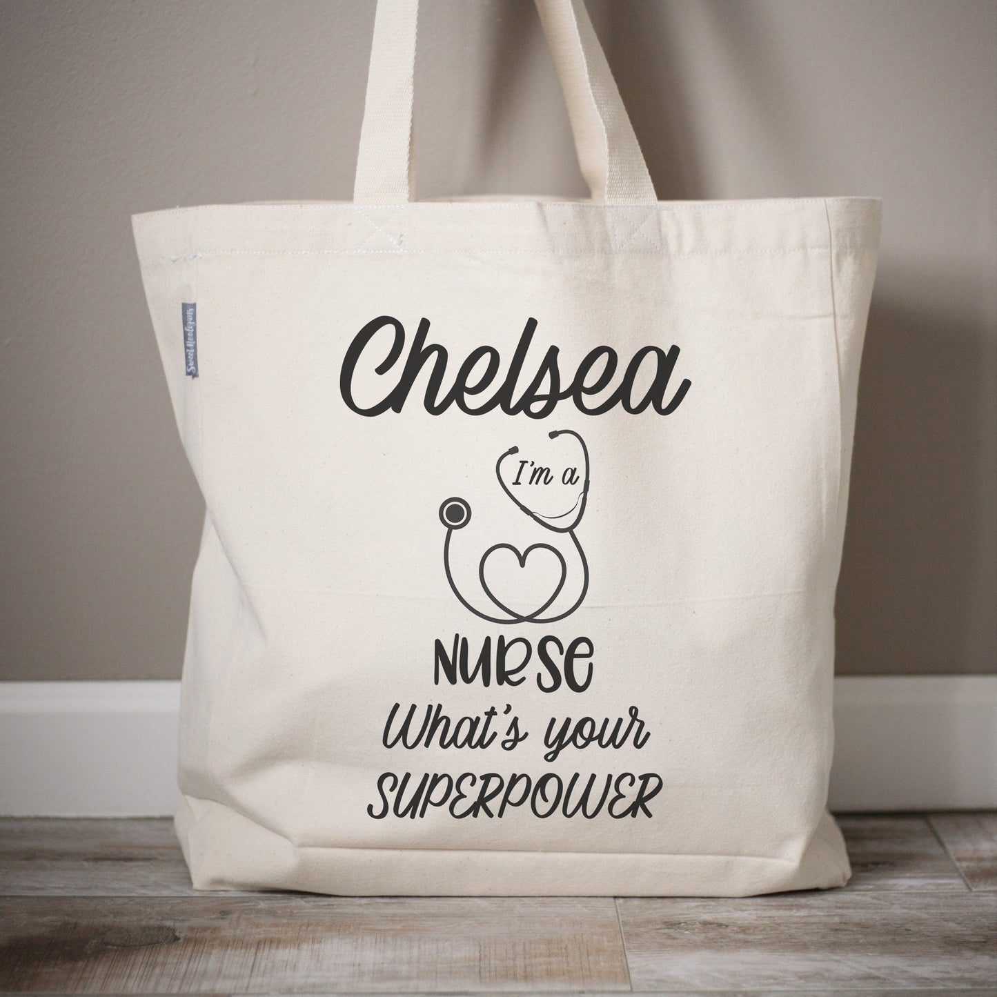 Custom Nursing Quotes Lunch Bag w/ Name or Text