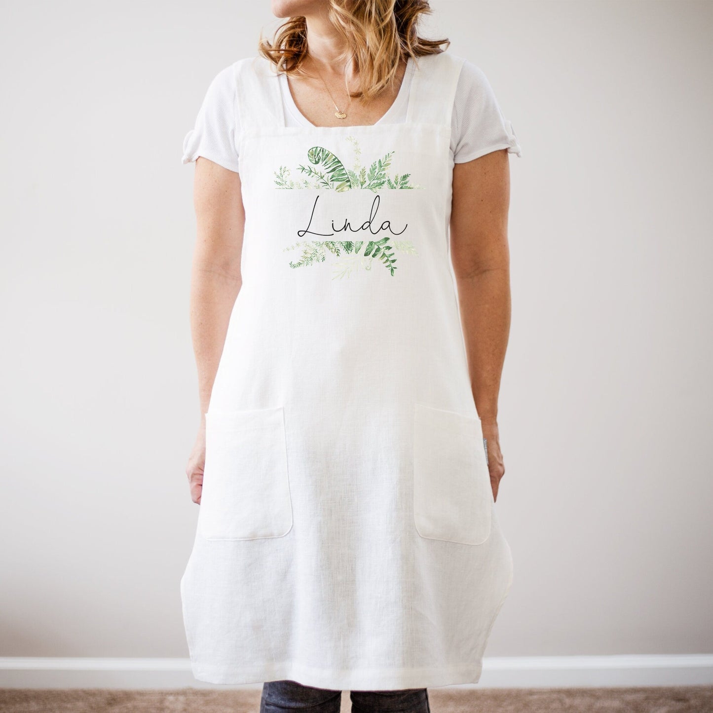 Personalised Quality Cotton Kitchen Apron By Living Roots |  notonthehighstreet.com