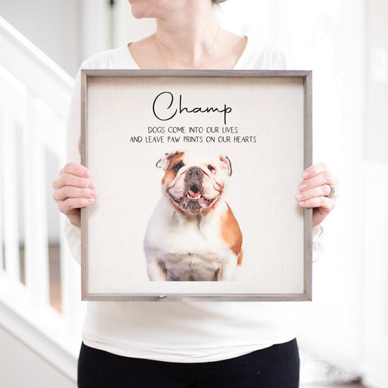 Personalized Pet Memorial Frame – Sweet Hooligans Design