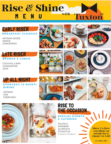 Rise and Shine with Tuxton flyer