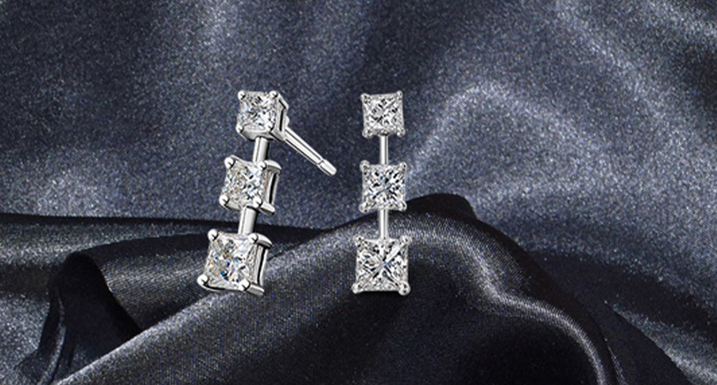 Shimansky drop diamond earrings