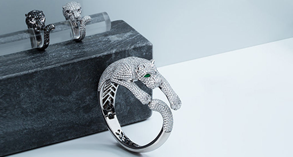 Shimansky Panther Ring and Bracelet