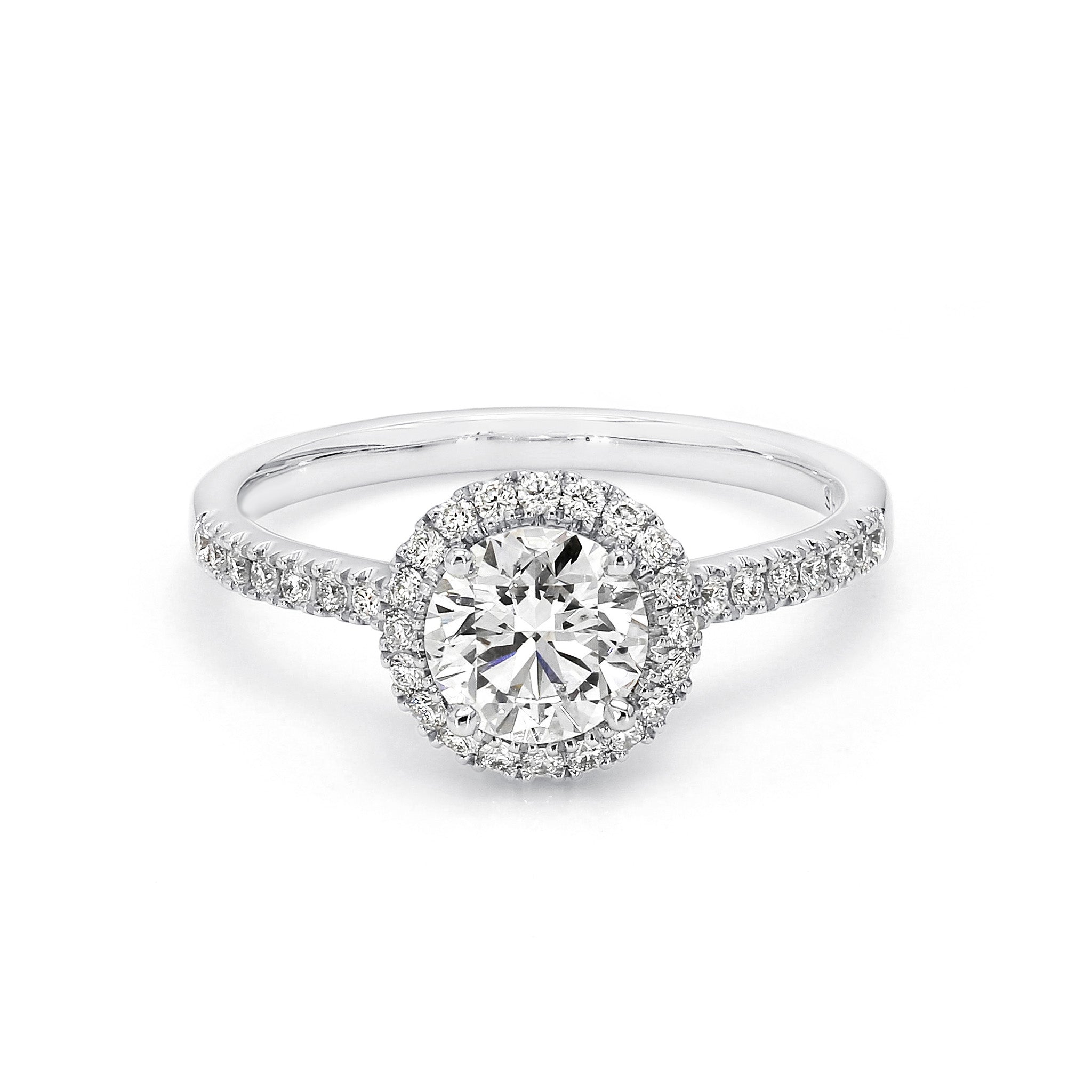 What Is A Halo Engagement Ring? + 67 Styles To Inspire Your Own! | Round halo  engagement rings, Stone engagement rings, Oval halo engagement ring