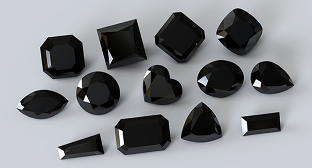 2. Genuine black diamonds don't shine