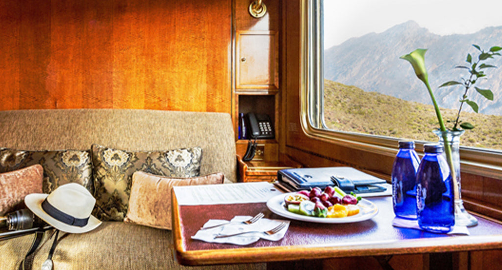 An inside look at the Blue train cabin