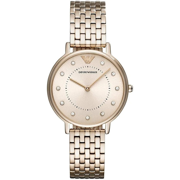 Emporio Armani Classic Mother of Pearl Dial Ladies Watch AR1907 – Watches  of America