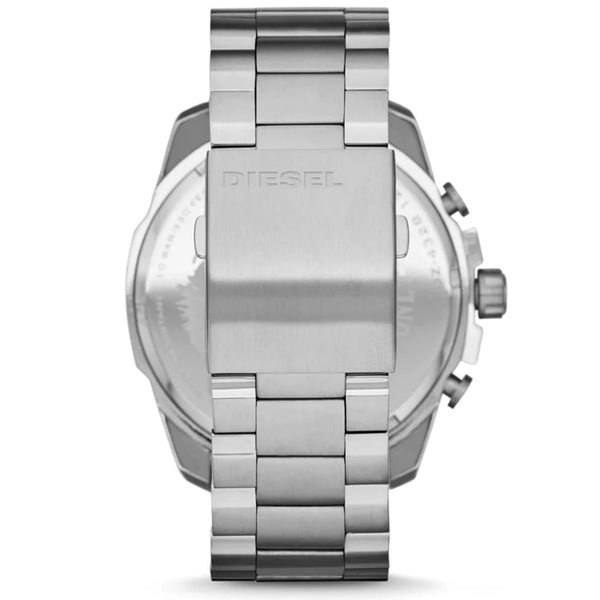 Diesel DZ4329 Men\'s Silver Mega Chief Chronograph Watch