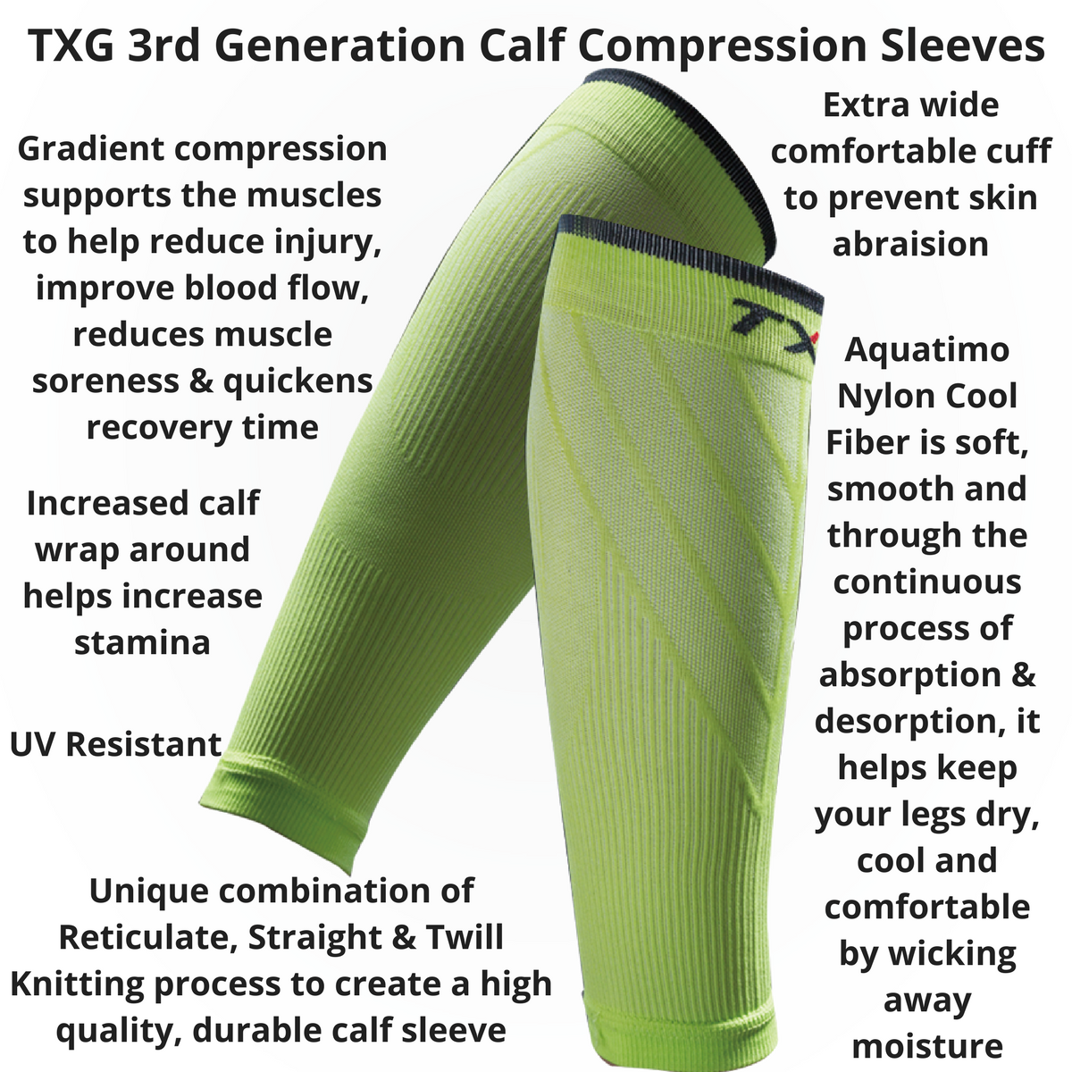 Calf Compression Sleeves Australia | TXG Compression Wear
