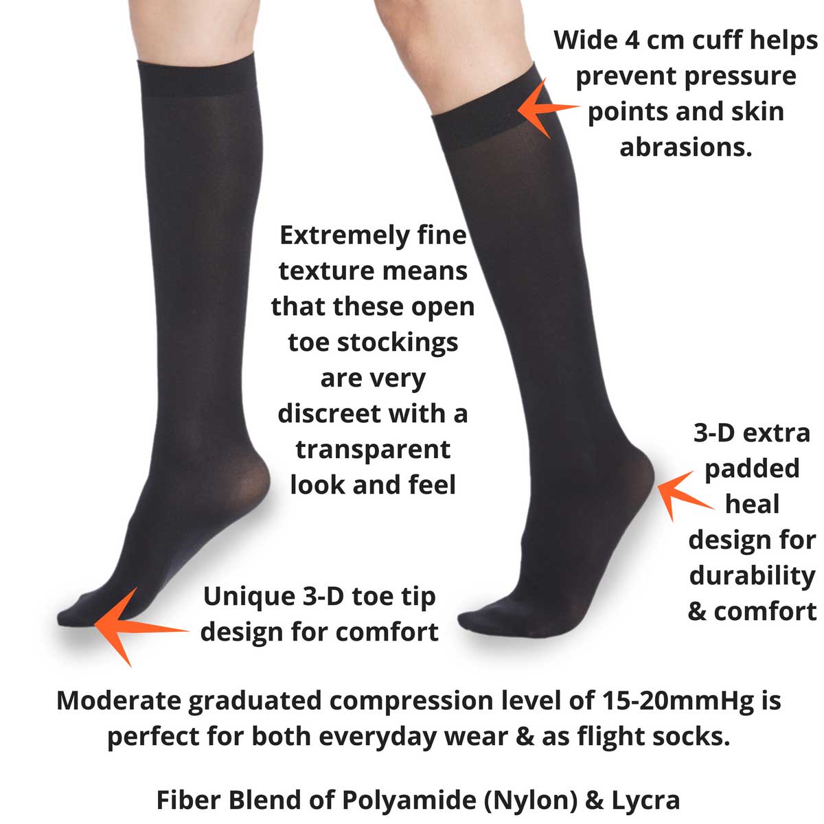 TXG Sheer support knee high stockings | Smooth style and support | TXG ...