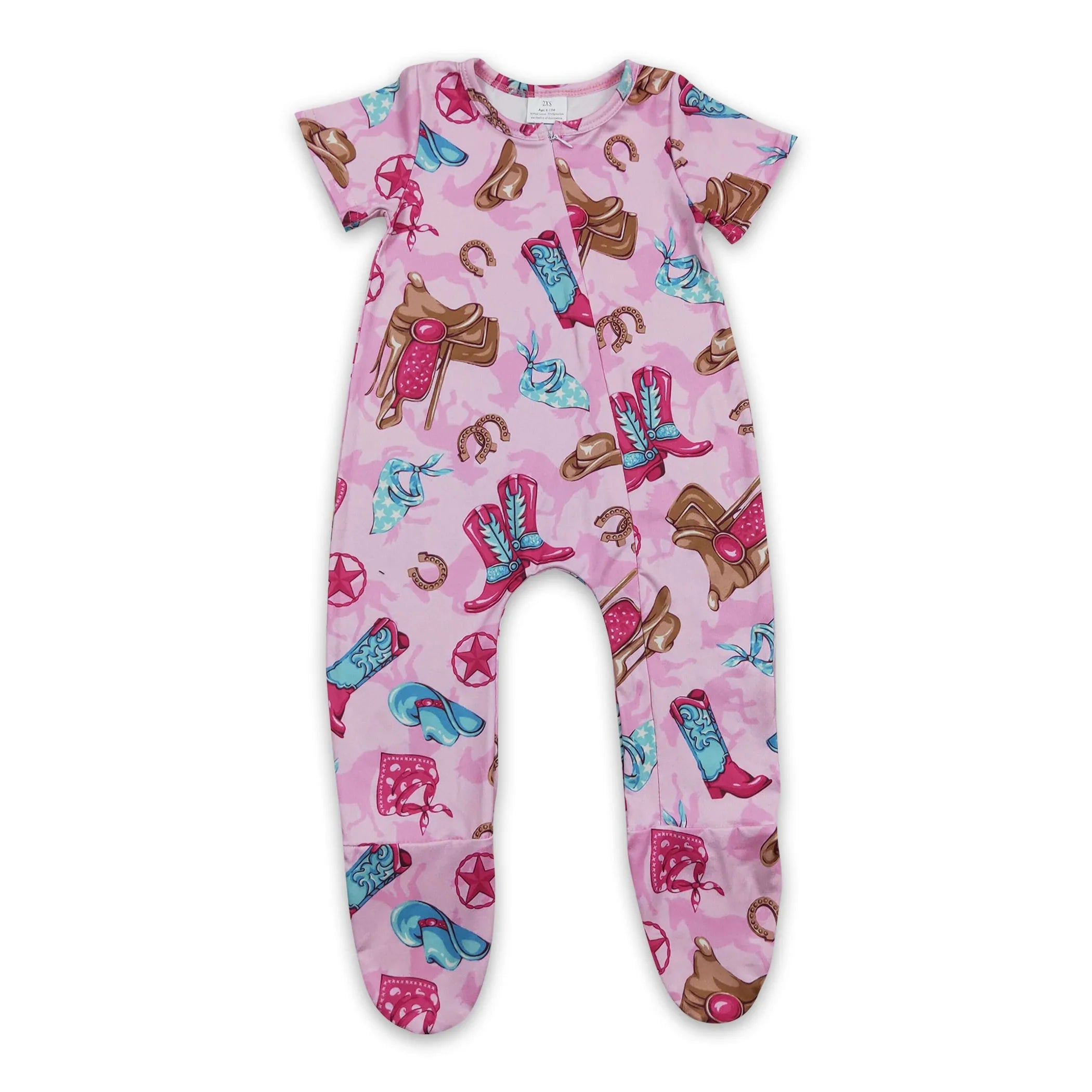 boots HATs short sleeves romper baby girls zipper coveralls