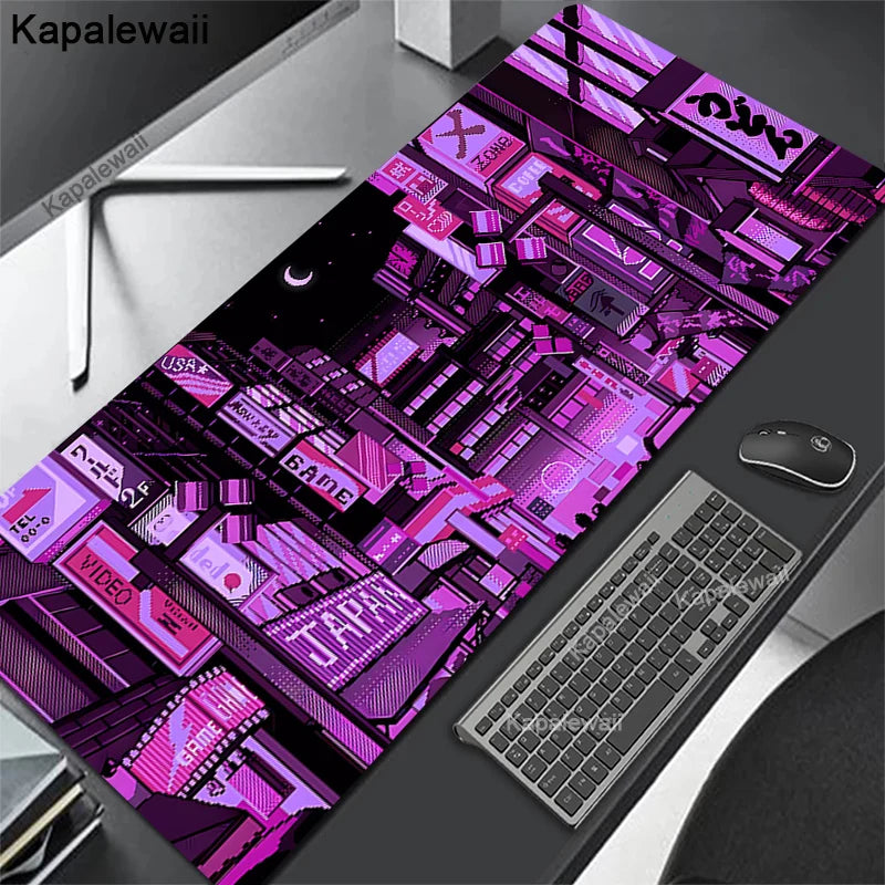 Gaming Mouse Pad, Gamer Large Rubber Locking Edge, Big Computer Mousepad, Laptop Desk Mat